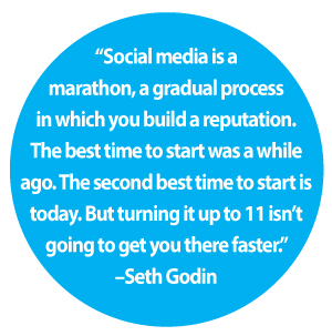 Social Media is a Marathon